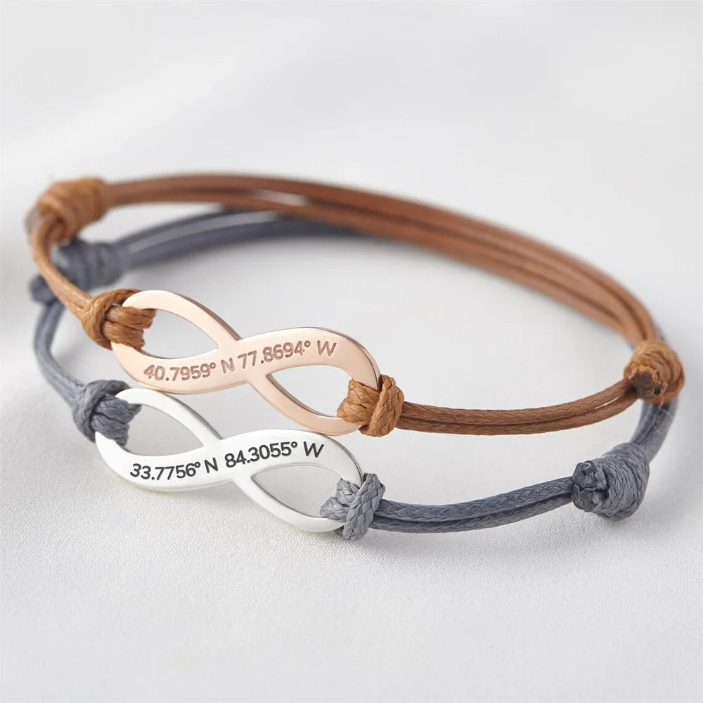 Personalized Rope Adjustable Bracelet