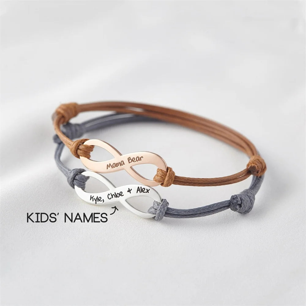 Personalized Rope Adjustable Bracelet