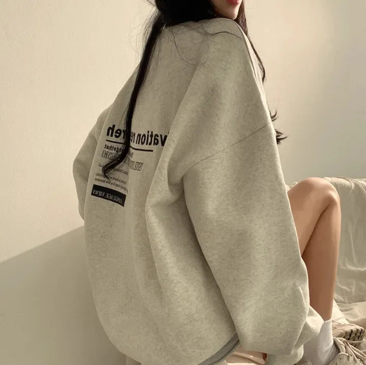 Oversized Women Sweatshirts Long Sleeve Hoodies