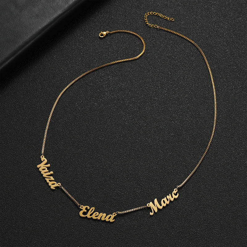 Personalized Multiple Names Necklace