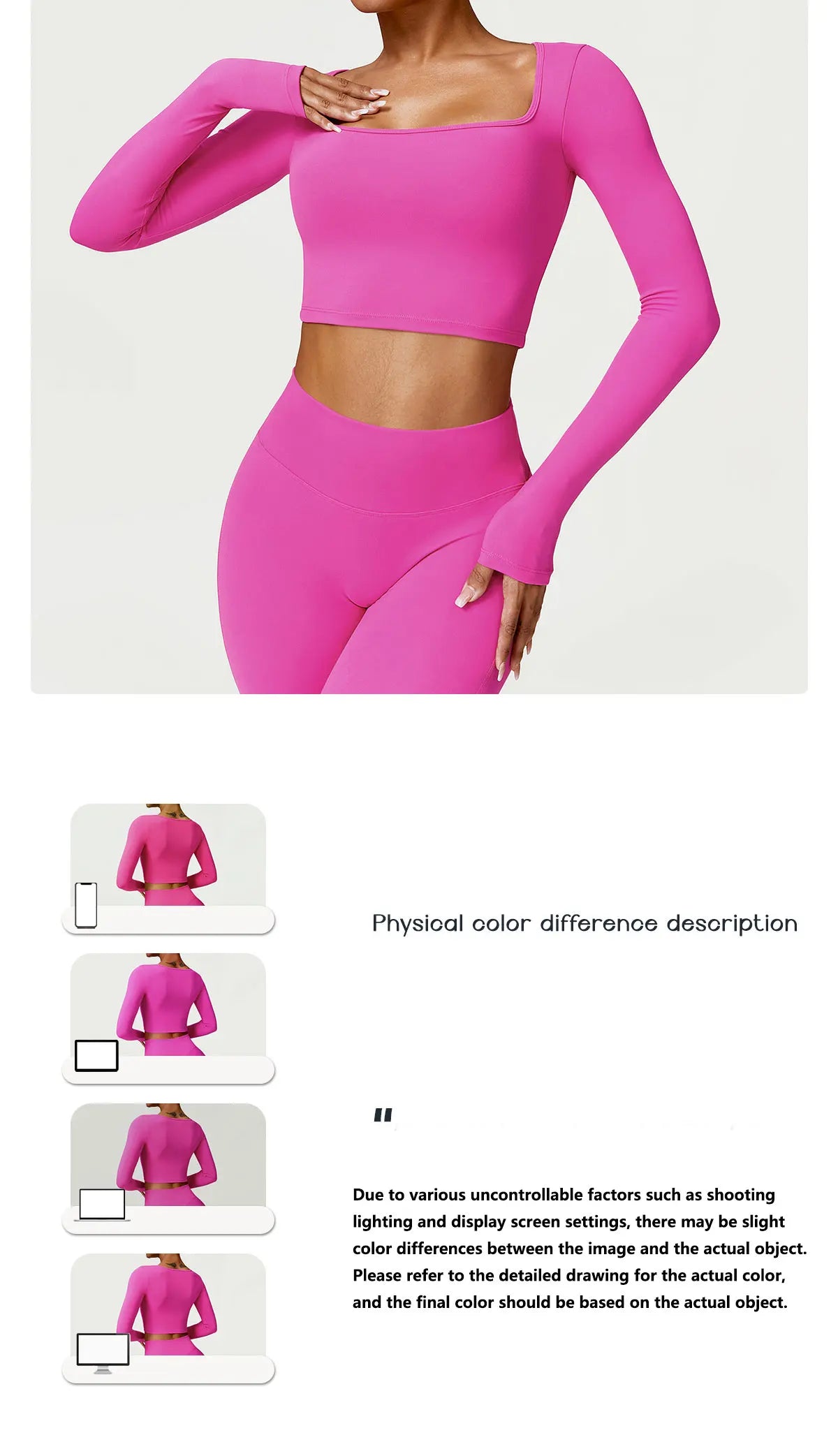 Women Crop Tops Long Sleeve Yoga T-shirts Solid Sports Top Running Shirts Sexy Exposed Navel Quick Dry Fitness Gym Sport Wear