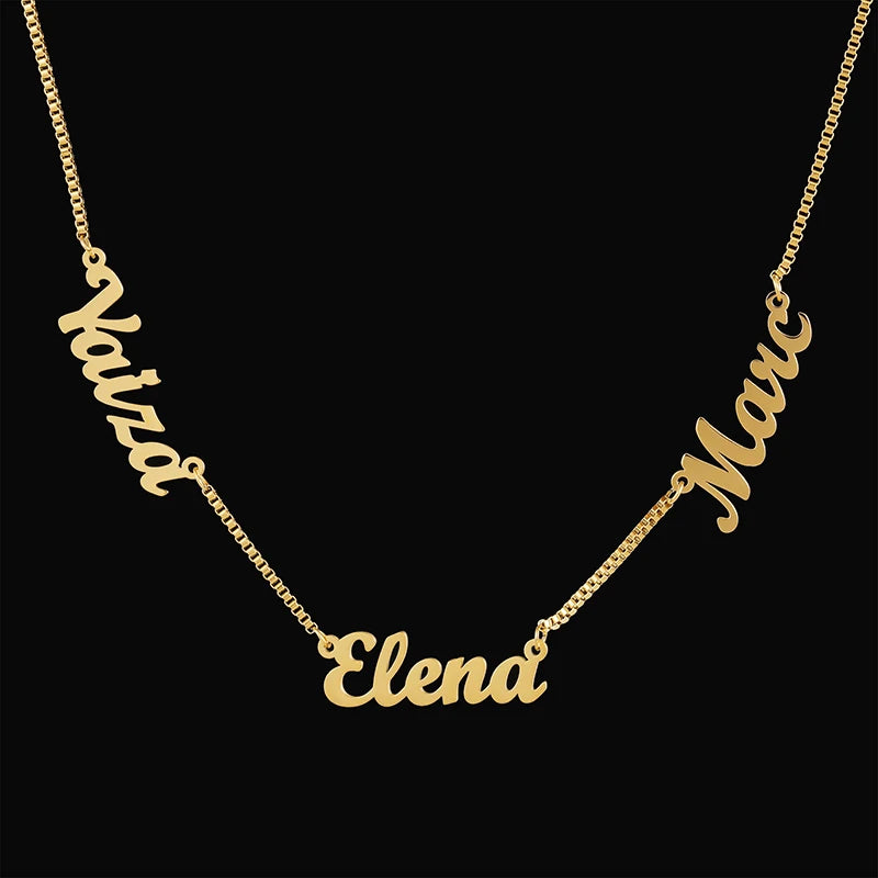 Personalized Multiple Names Necklace