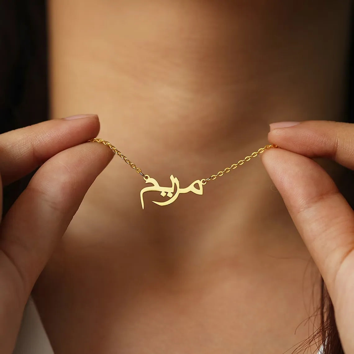 Custom Arabic Name Necklaces for Women